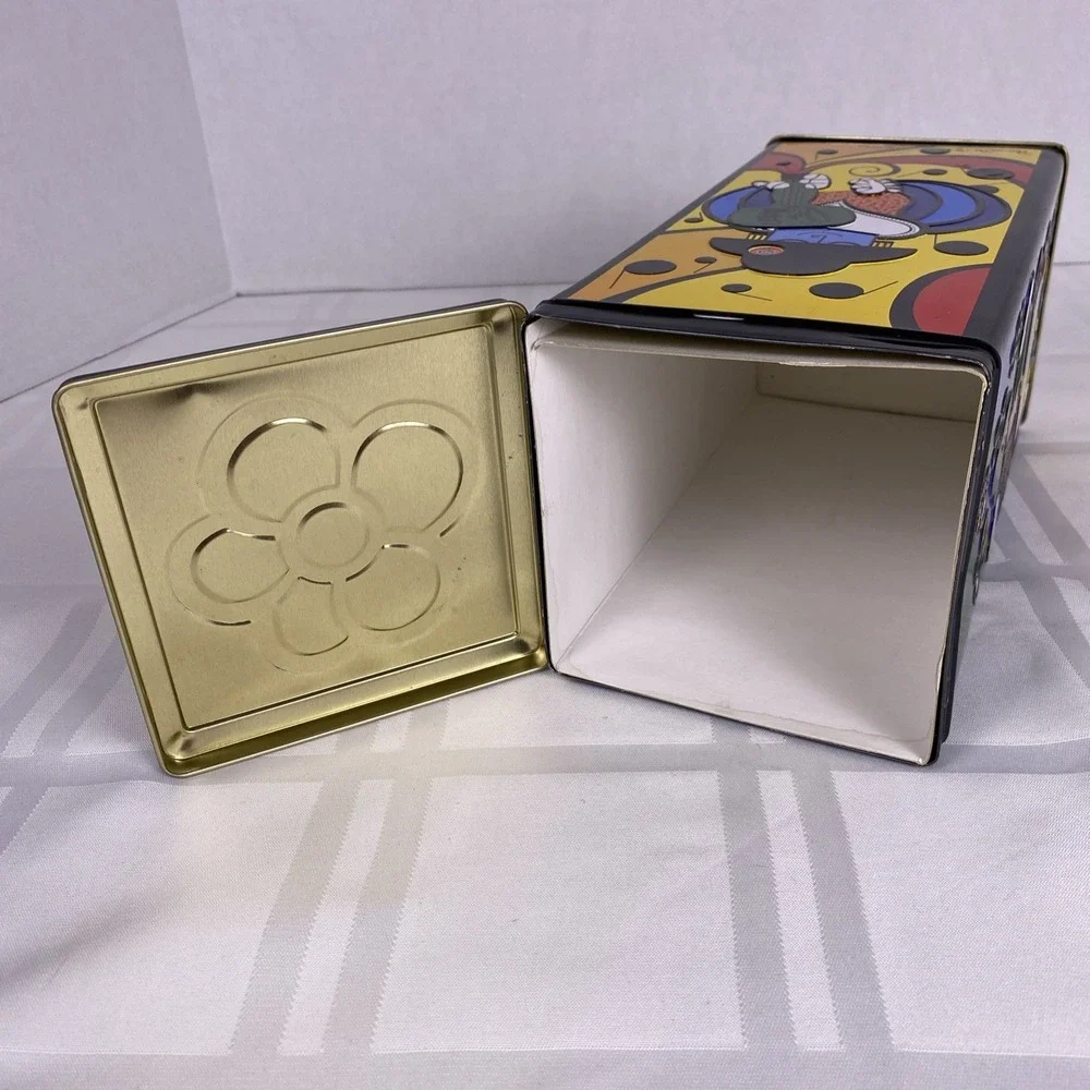 Vintage Creme De Grand Marnier‎ Liqueur 1990 ROMERO BRITTO art abstract tin Box